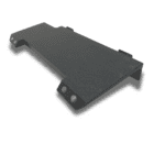 Yealink T48G phone mounted in replacement stand view