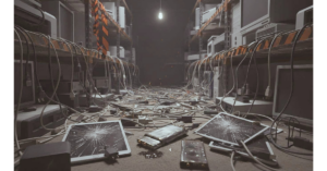 Image of eCommerce device disposal.