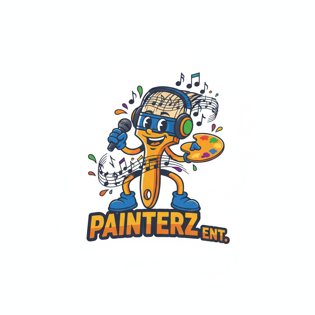 Painting Contractor Logo Template #210419 — editable painting contractor logo design from LogoMakr