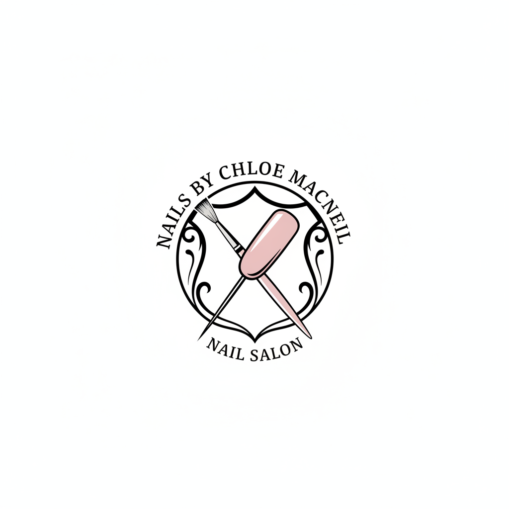 Nail Salon Logo Template #210694 — editable nail salon logo design from LogoMakr