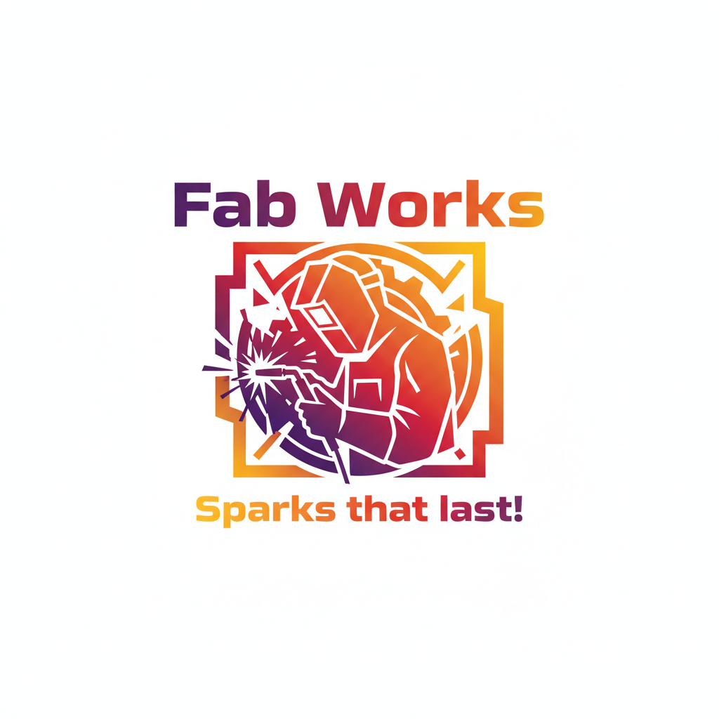 Metal Fabrication Logo Template #216384 — editable metal fabrication logo design from LogoMakr