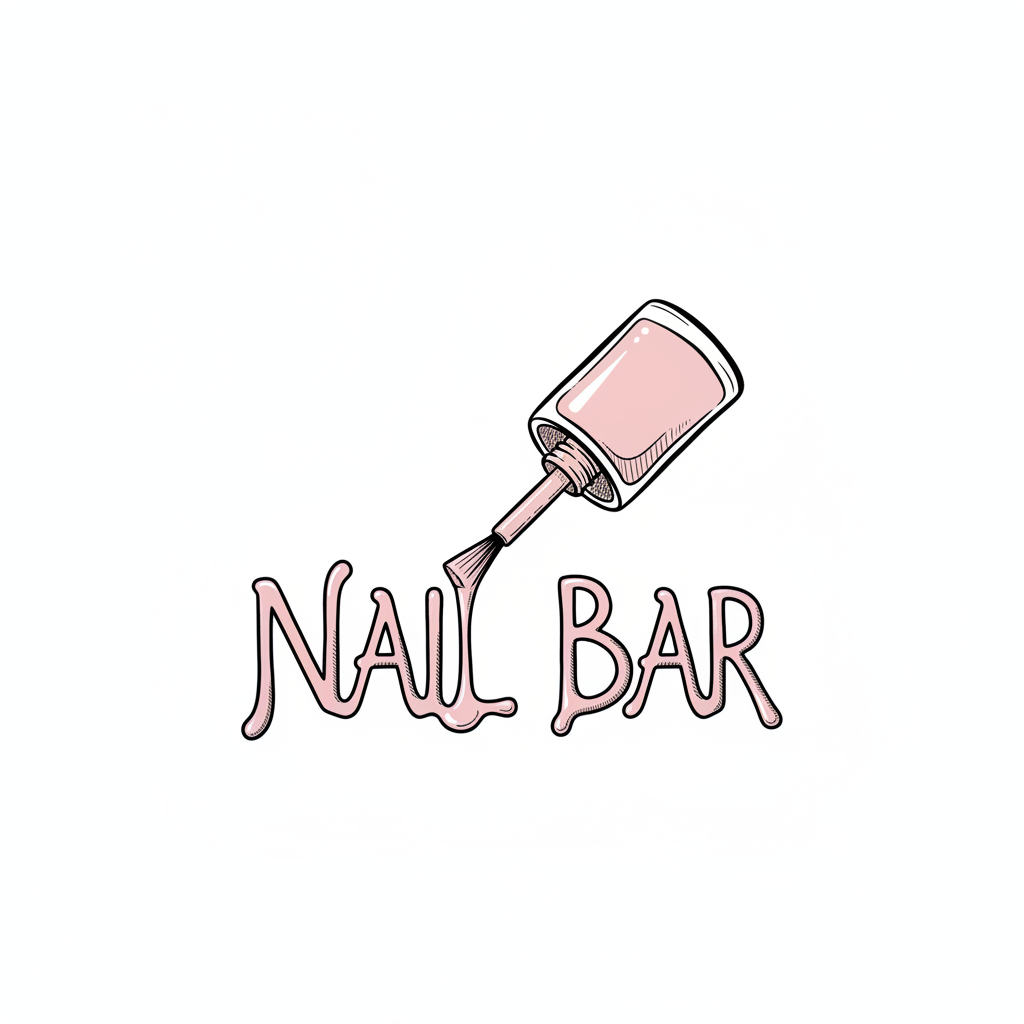 Nail Salon Logo Template #219907 — editable nail salon logo design from LogoMakr