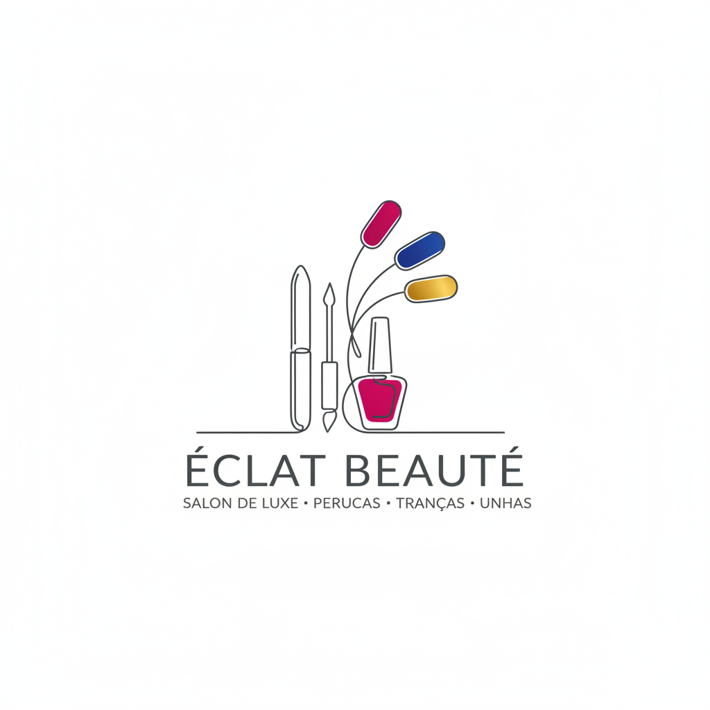 Nail Salon Logo Template #234270 — editable nail salon logo design from LogoMakr