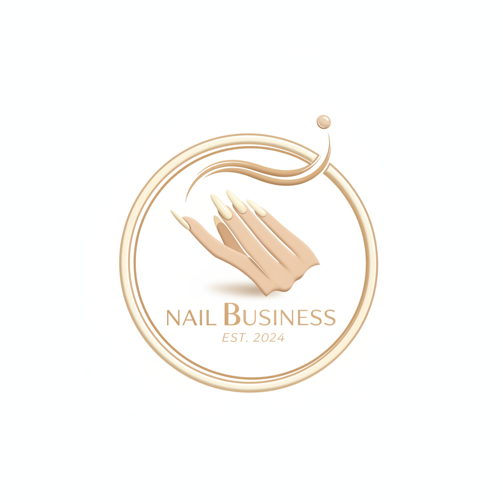 Nail Salon Logo Template #238419 — editable nail salon logo design from LogoMakr