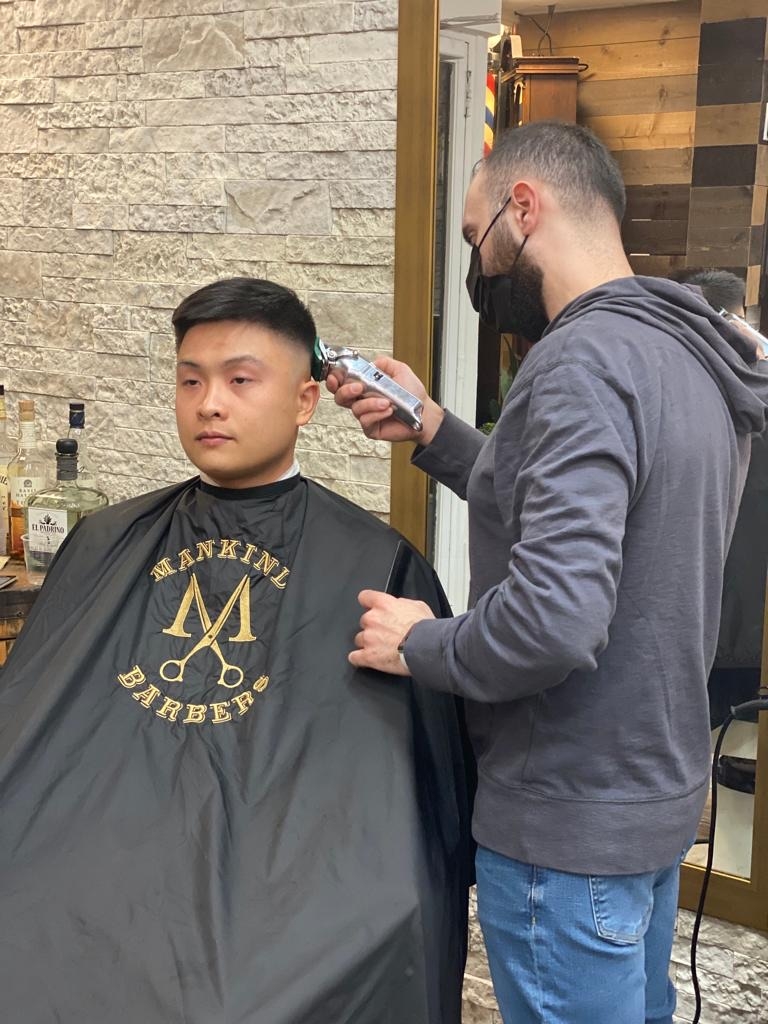 How often should one get their high drop fade with twists touched up at the barbershop?