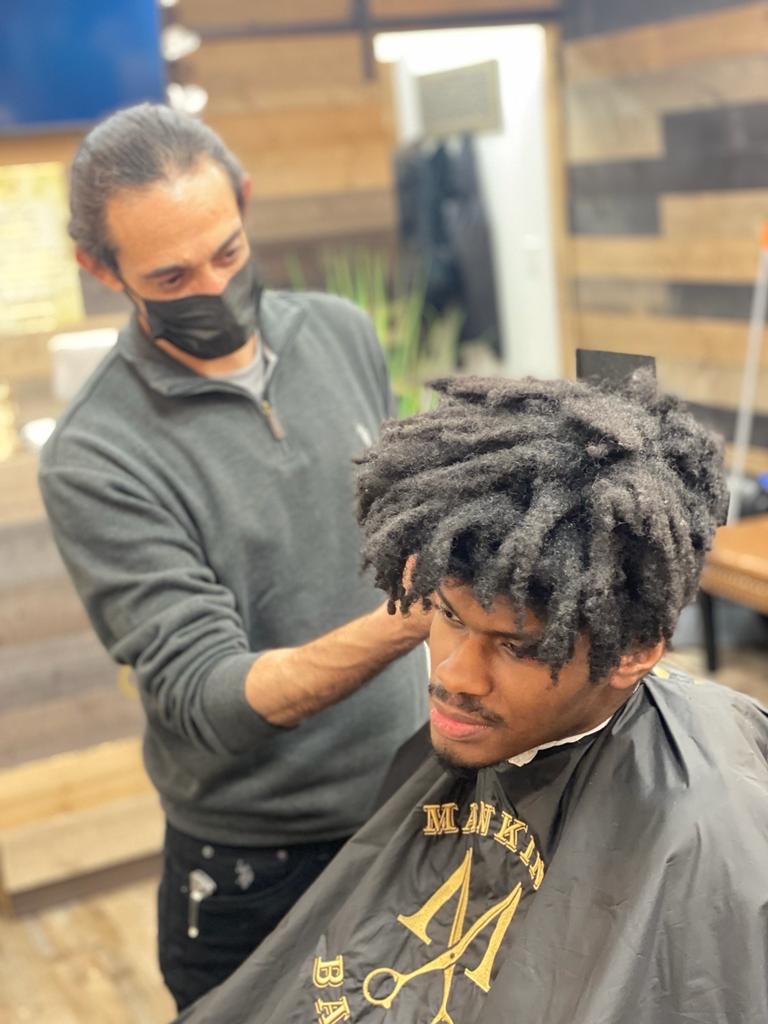 What tools are needed to achieve a high taper fade with a line up?