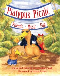Platypus Picnic book about Friends, Music and Fun.