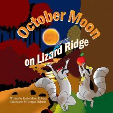 October Moon On Lizard Ridge