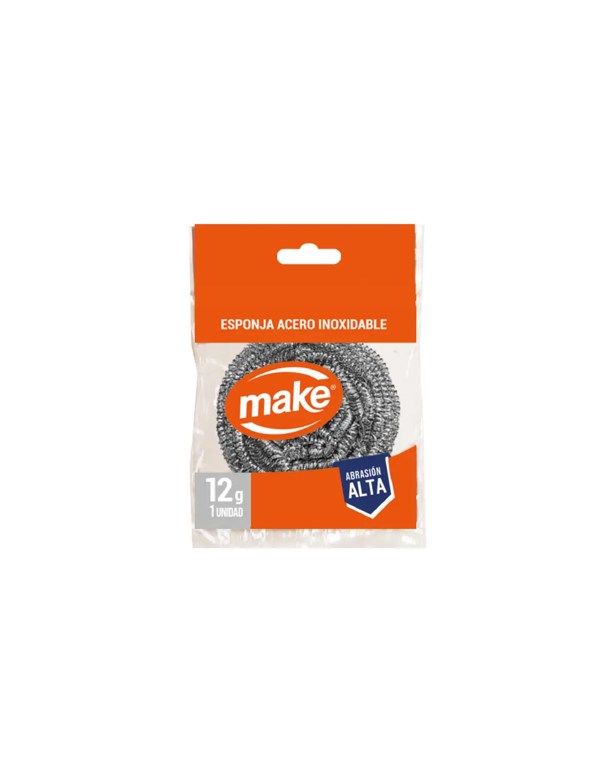 ESPONJA ACERO INOX. 12 GRS. MAKE