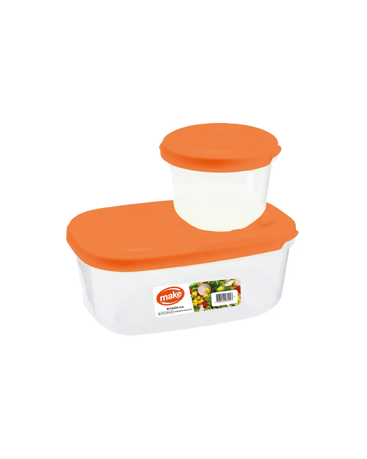 SET CONTENEDOR RECTANGULAR + REDONDO