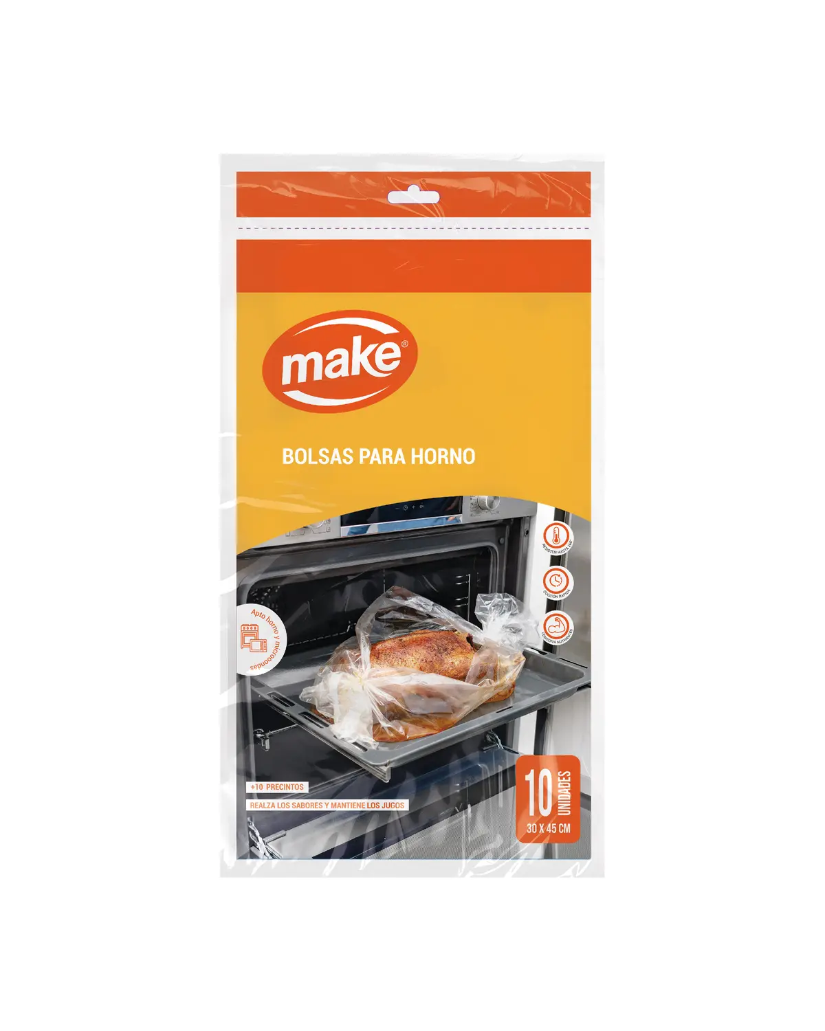 BOLSA PARA HORNO 30x45 x 10u