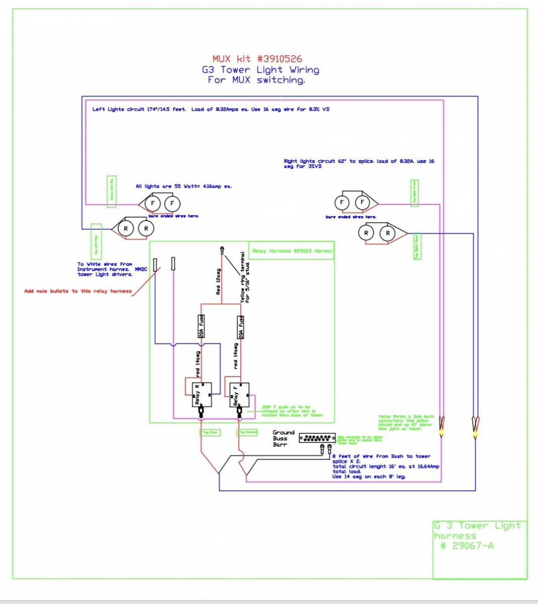 Tower Spot/Flood Lights not coming on Maintenance, Tech Info
