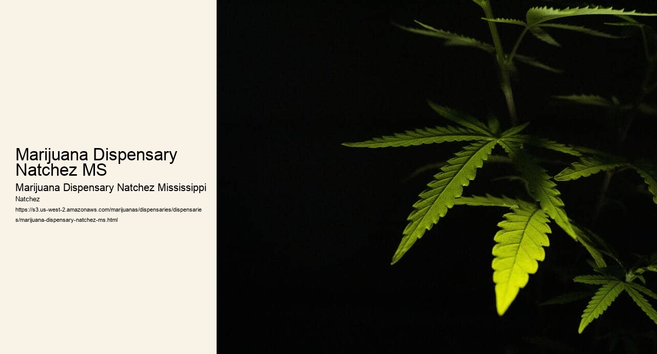 Marijuana Dispensary Natchez MS