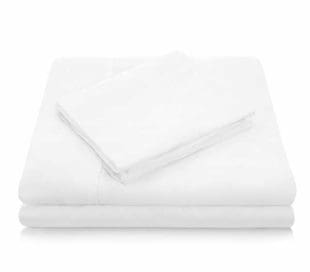 Malouf Tencel White Sheets