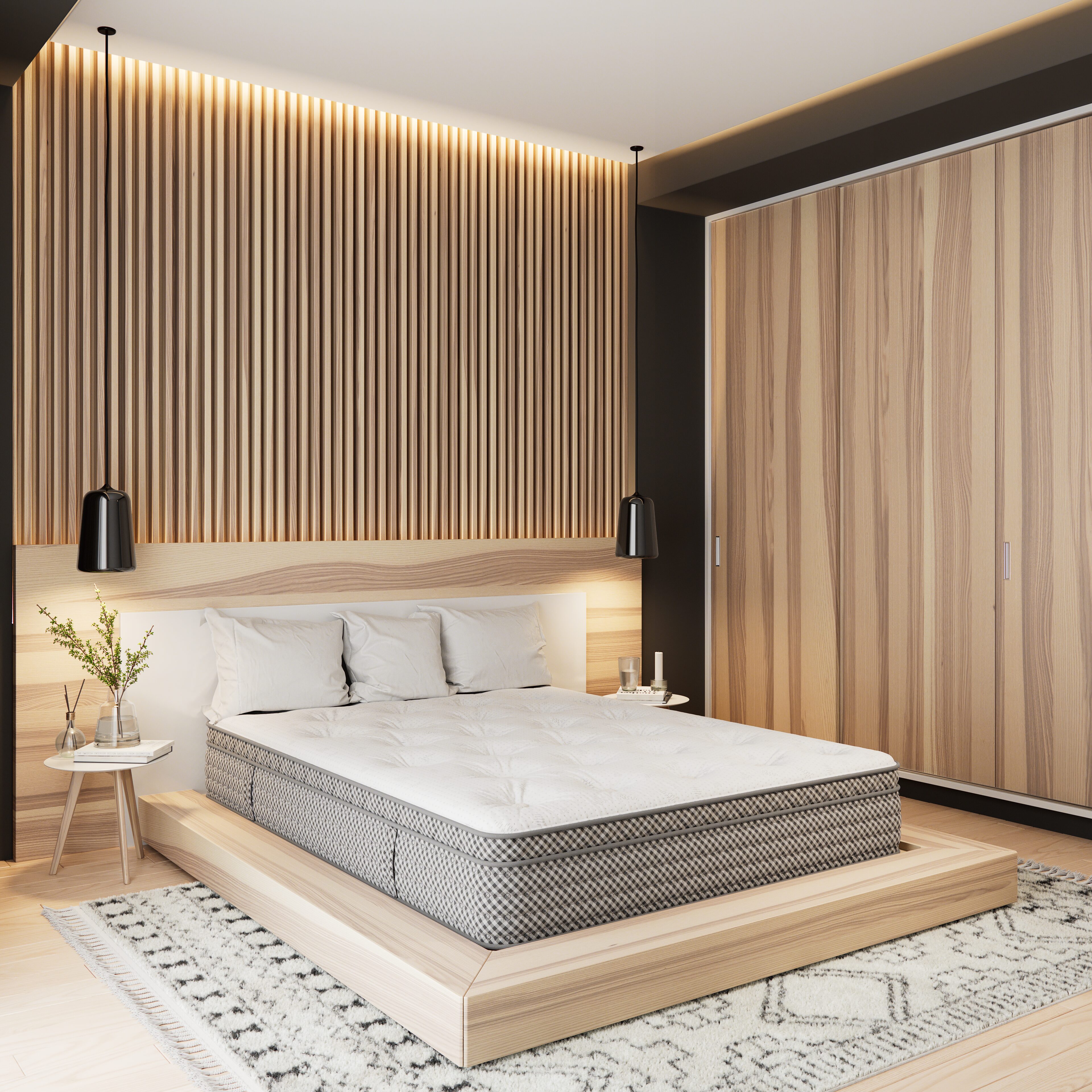 Diamond Mattress Newcastle Tufted Plush - Image 5