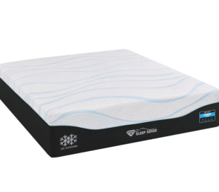 Spring Air Sleep Sense Hybrid mattress angle picture