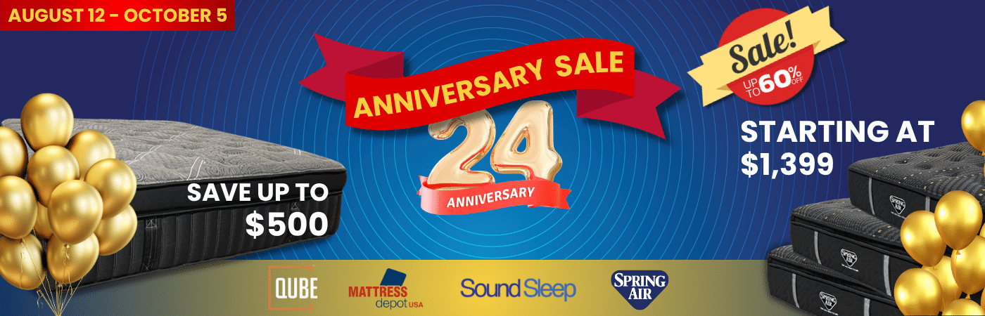 Mattress Depot USA 24th Anniversary Sale