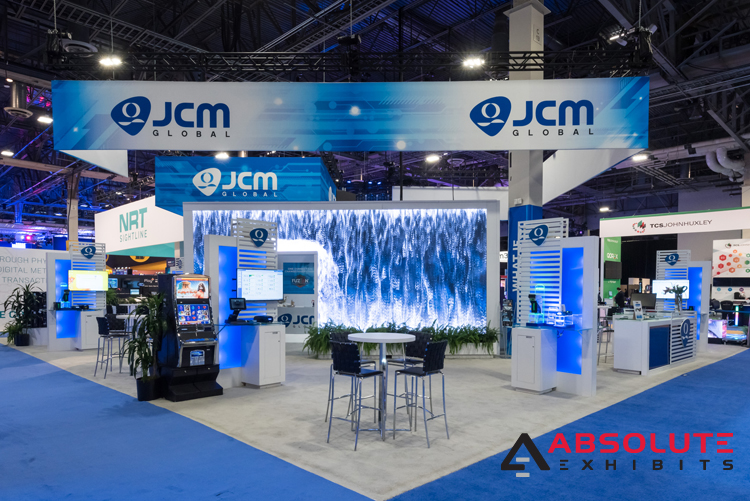 clean and organized trade fair display after avoiding trade show mistakes
