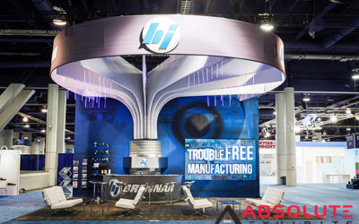 LED lighting in trade show display