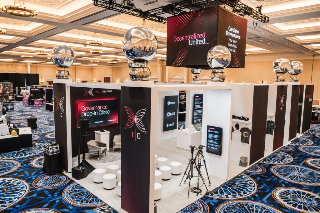 exhibit by trade show broker company
