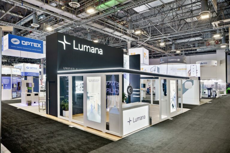 island trade fair stand