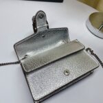 Gucci Dionysus Super Mini Bag Silver For Women, Women's Bags 6.5in/17cm GG 476432 1TRBN 8173