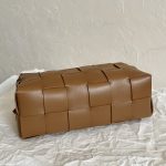 Bottega Veneta Brick Cassette Brown/Burgundy For Women‎ 11in/28cm 709360VMAY12593