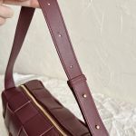 Bottega Veneta Brick Cassette Brown/Burgundy For Women‎ 11in/28cm 709360VMAY12593
