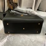 Chanel Caviar Cerf Black For Women 14.1in/36cm