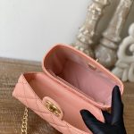 Chanel Mini Flap Bag Black/Yellow/Pink/White For Women 7in/18cm AS1786 B09985 94305