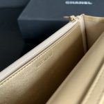 Chanel Wallet On Chain Black/White/Beige For Women 7.5in/19cm AP1450