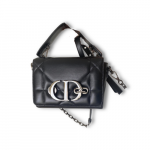 Dior 30 Montaigne Box Bag With Handle Black For Women 10in/25cm M9218BNNA_M030