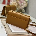 Christian Dior 30 Montaigne East West Bag With Chain Brown For Women 8.5in/21.5cm