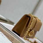 Christian Dior 30 Montaigne East West Bag With Chain Brown For Women 8.5in/21.5cm