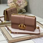 Christian Dior 30 Montaigne East West Bag With Chain Pink For Women 8.5in/21.5cm