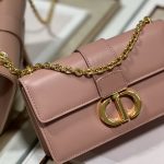 Christian Dior 30 Montaigne East West Bag With Chain Pink For Women 8.5in/21.5cm