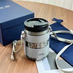 Dior Aqua Mug With Shoulder Strap Black For Women 5.5in/13.4cm 2ESKH324YMJ_H00N