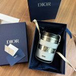 Dior Aqua Mug With Shoulder Strap Black For Women 5.5in/13.4cm 2ESKH324YMJ_H00N