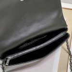 Dior Caro Macrocannage Pouch Black/White For Women 7.5in/19.5cm S5135BNHH_M900