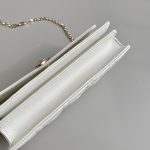 Dior Lady Top Handle Clutch Beige/Black/White For Women 8.5in/21cm S0980ONMJ_M49P