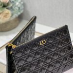 Dior Large Caro Daily Pouch Black/Grey/Brown For Women 12in/30cm S5086UWHC_M900