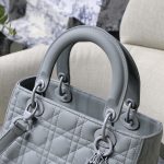 Dior Medium Lady Bag  Black/White/Beige/Grey For Women 9.5in/24cm M0565ONGE_M900