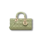 Medium Lady D-Joy Bag Ethereal Green Cannage For Women M0540ONGE_M73H