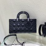 Dior Medium Lady D-joy Bag White/Grey/Beige/Black For Women 10in/26cm M0540ONGE_M030
