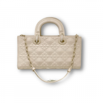 Dior Medium Lady D-joy Bag White/Grey/Beige/Black For Women 10in/26cm M0540ONGE_M030