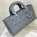 Dior Medium Lady D-joy Bag White/Grey/Beige/Black For Women 10in/26cm M0540ONGE_M030