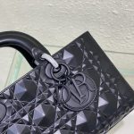 Dior Medium Lady D-joy Bag White/Grey/Beige/Black For Women 10in/26cm M0540ONGE_M030