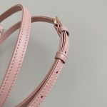 Dior Micro Lady D-Joy Bag White/Pink/Black For Women 6in/16cm S0910ONGE_M030