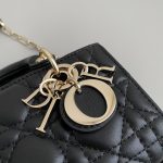 Dior Micro Lady D-Joy Bag White/Pink/Black For Women 6in/16cm S0910ONGE_M030