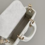 Dior Micro Lady D-Joy Bag White/Pink/Black For Women 6in/16cm S0910ONGE_M030